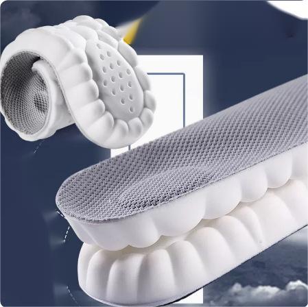 4D Cloud Sport Insoles – Breathable, Shock-Absorbing Comfort