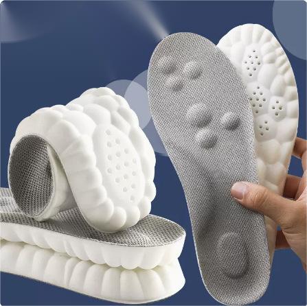 4D Cloud Sport Insoles – Breathable, Shock-Absorbing Comfort