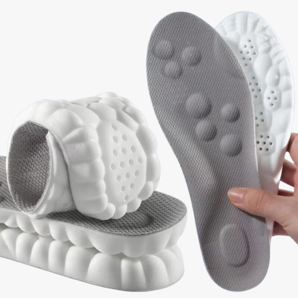 4D Cloud Sport Insoles – Breathable, Shock-Absorbing Comfort