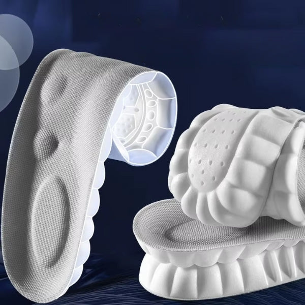 4D Cloud Sport Insoles – Breathable, Shock-Absorbing Comfort