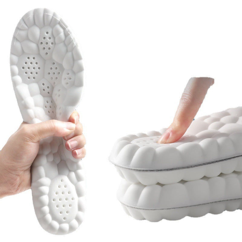 4D Cloud Sport Insoles – Breathable, Shock-Absorbing Comfort