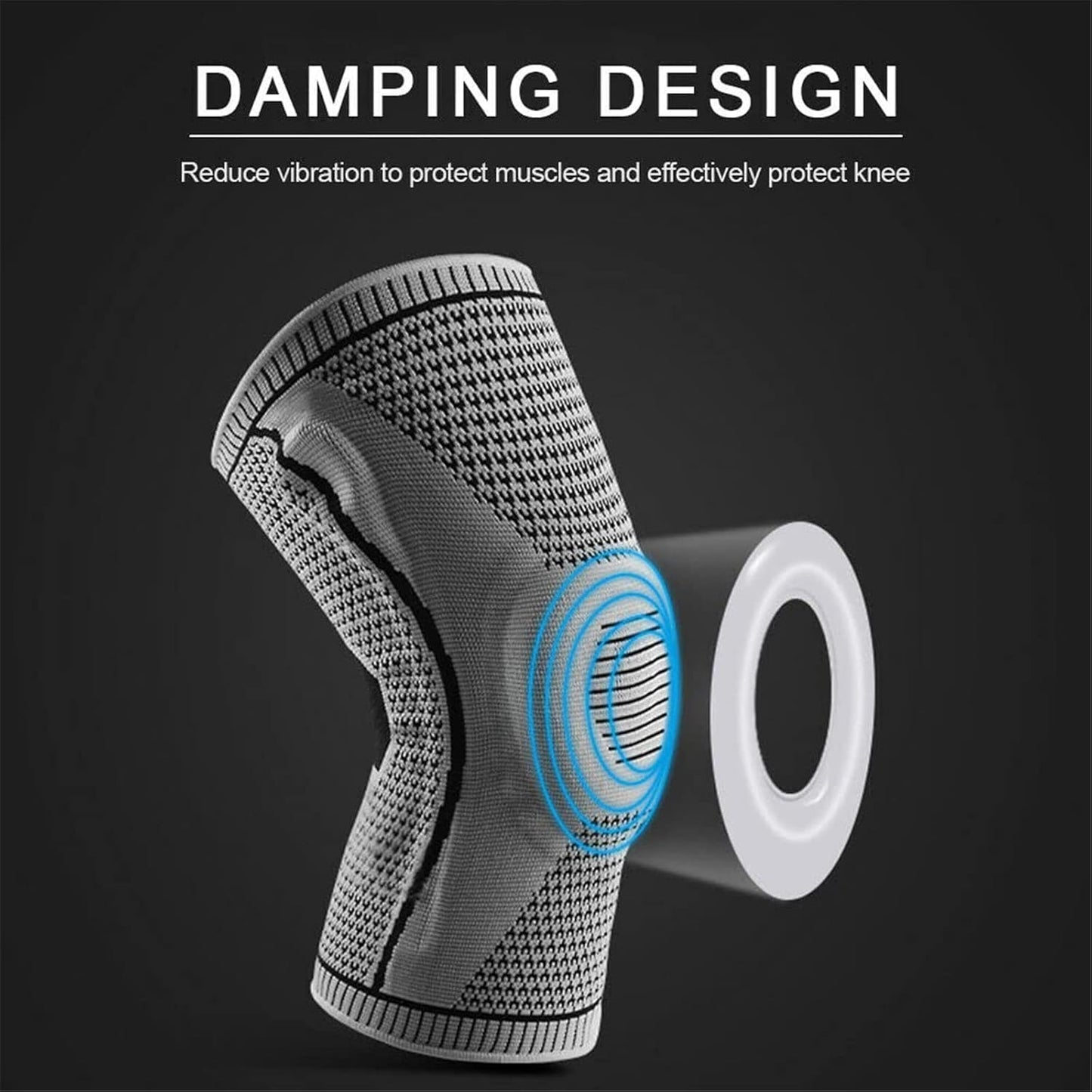 Knee Brace Strap with Patella Support – Pain Relief & Sports Protection