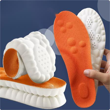 4D Cloud Sport Insoles – Breathable, Shock-Absorbing Comfort