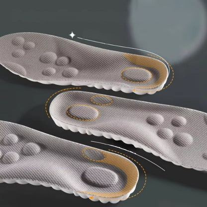 4D Cloud Sport Insoles – Breathable, Shock-Absorbing Comfort