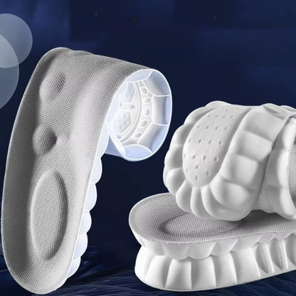 4D Cloud Sport Insoles – Breathable, Shock-Absorbing Comfort