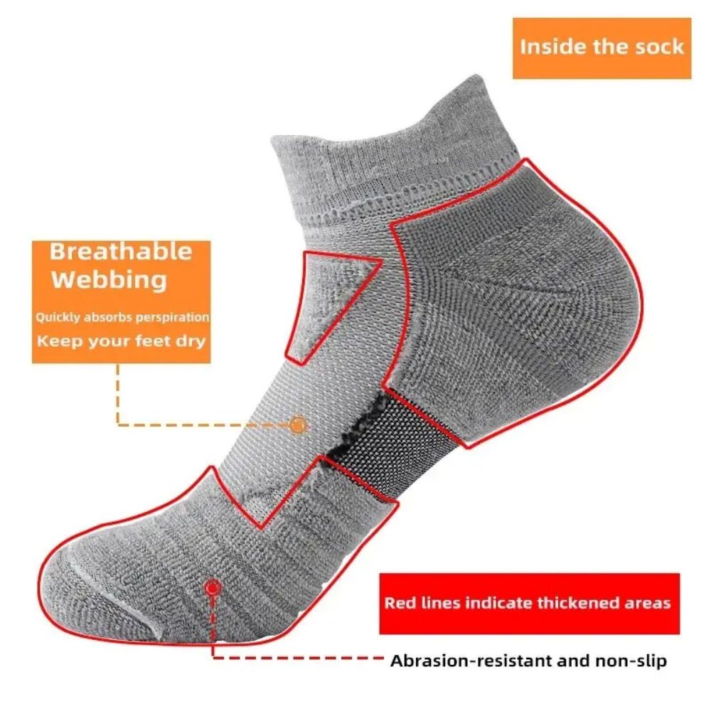 Sports compression socks for men - for basketball, cycling and running