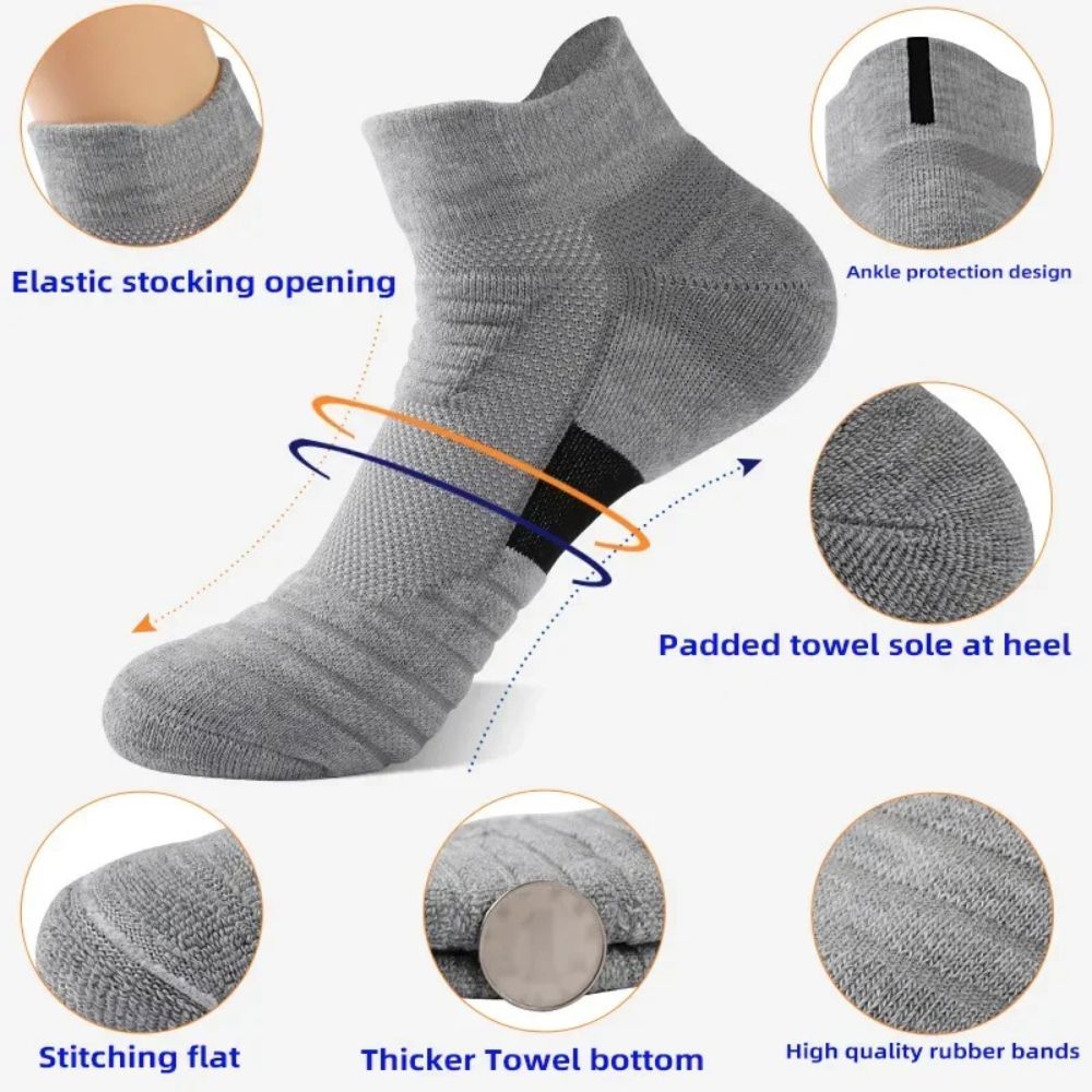 Sports compression socks for men - for basketball, cycling and running