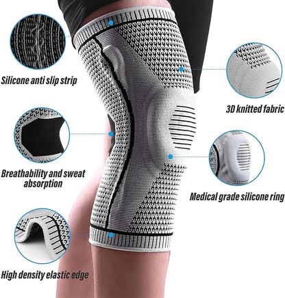 Knee Brace Strap with Patella Support – Pain Relief & Sports Protection