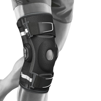 Adjustable Knee Brace for Pain Relief – Removable Stabilizers for Joint Support