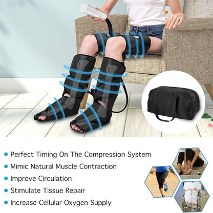 Leg massager with extensions

