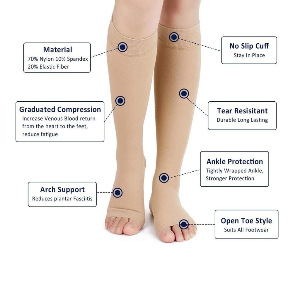 nylon compression socks