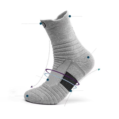 Men’s Sports Compression Socks – For Basketball, Cycling & Running