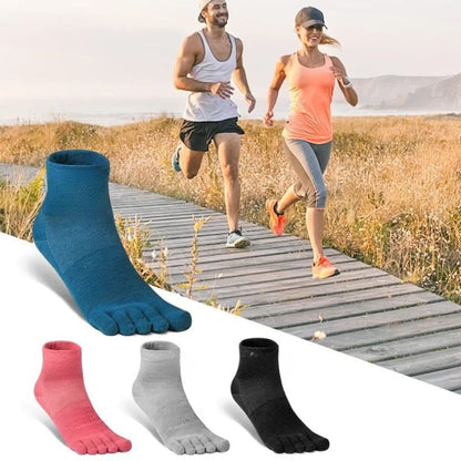 Sweat-Free Comfort Toe Socks – Perfect for Running & Walking