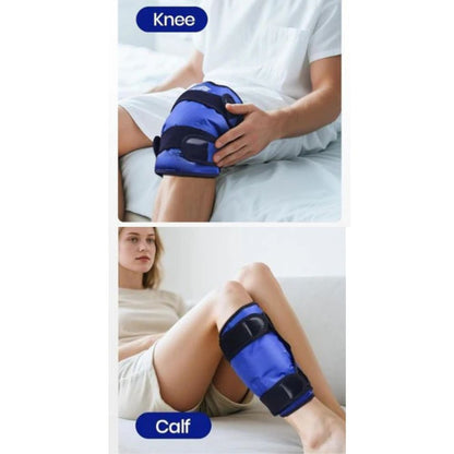 Wrap against knee pain - Gel ice pack with adjustable straps